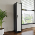 COREX vestiaire métallique | 380 x 1850 mm (1 compartiment verrouillable), corps en acier, anthracite / blanc - 2 Thumbnail Image