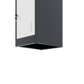 COREX Vestiaire | 380 x 1850 mm (3 compartiments verrouillables), corps en acier, anthracite / blanc - 8 Thumbnail Image