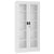 COREX Vitrinenschrank | 5OH, 900 x 1850 mm, Stahlkorpus, Weiss