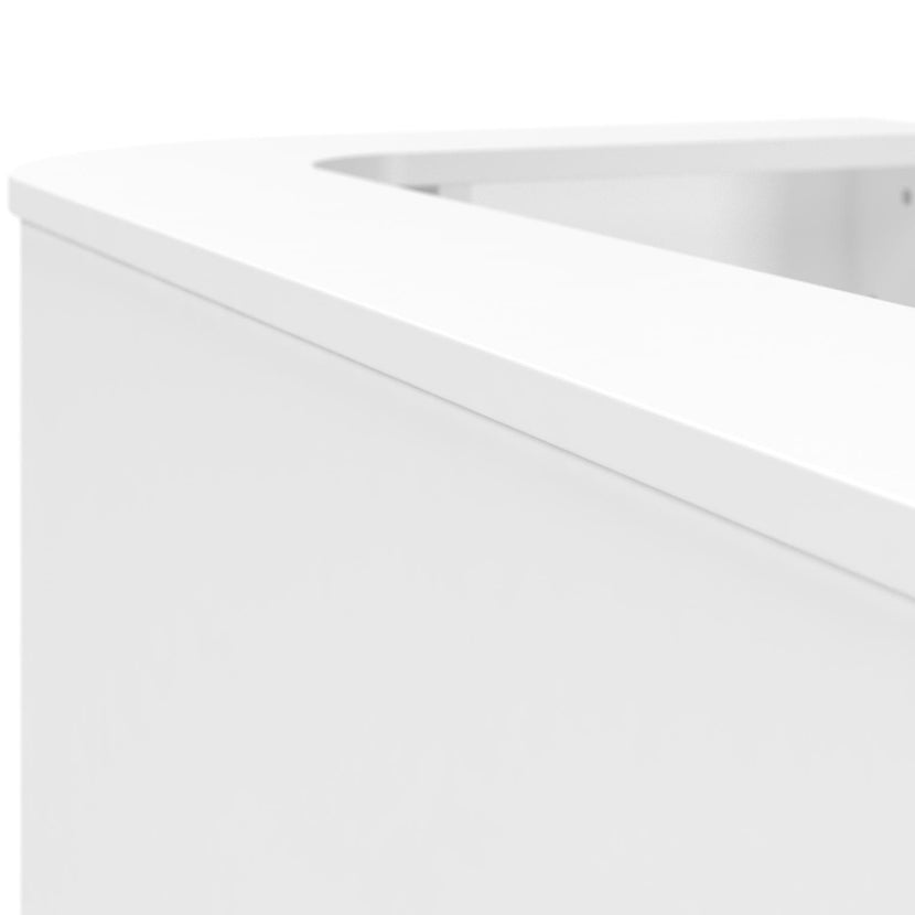 COSY Contatore della reception | 2000 x 800 mm, bianco