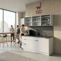 CULINART Cuisine de bureau | 1800 x 2100 mm, tiroirs, armoires et évier en composite - 19 Thumbnail Image