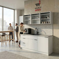 CULINART Cuisine de bureau | 1800 x 2100 mm, tiroirs, armoires et évier en composite - 22 Thumbnail Image