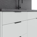 CULINART Cuisine de bureau | 1800 x 2100 mm, tiroirs, armoires et évier en composite - 4 Thumbnail Image