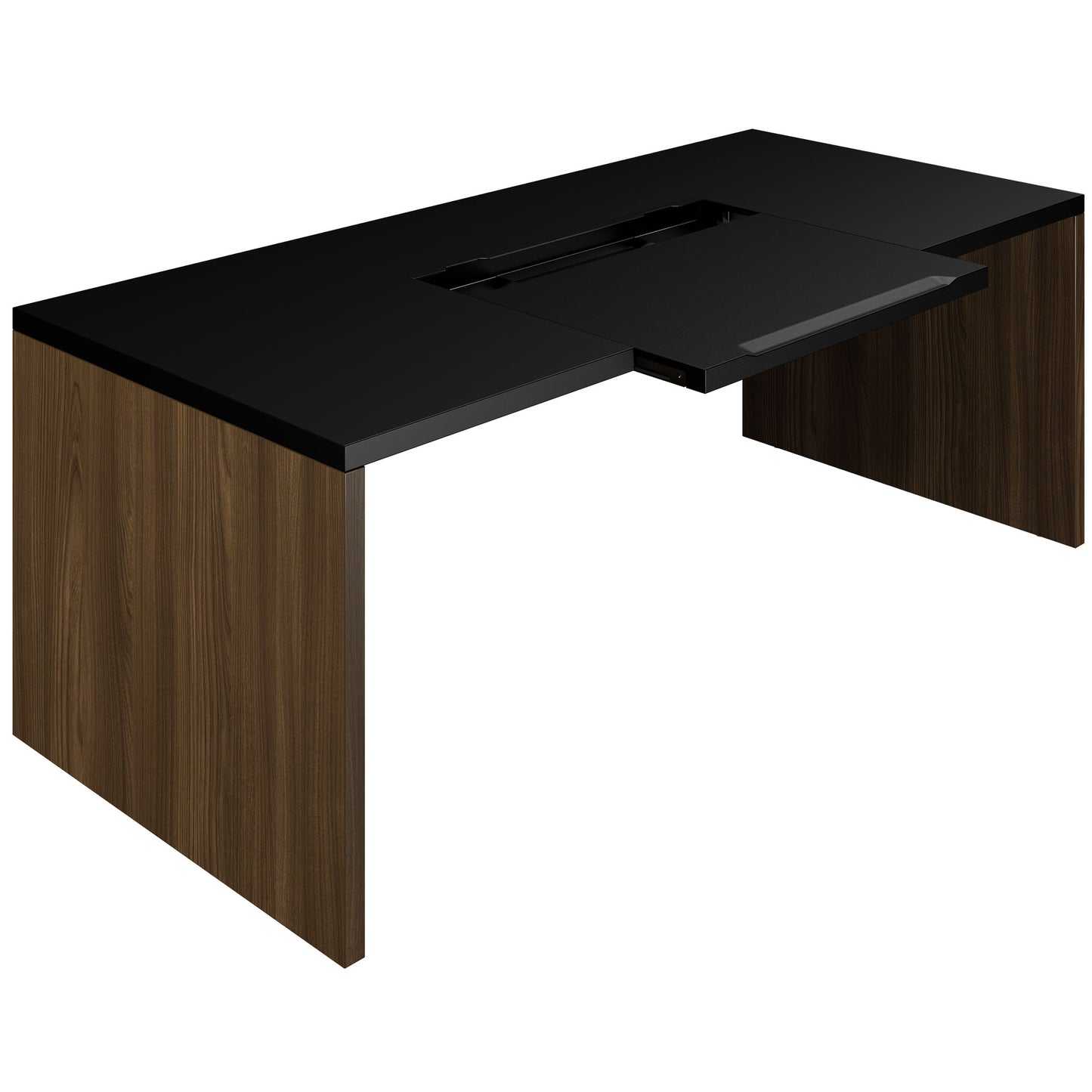 Bralco SILE Bureau | 1800 - 2000 mm, cadre de joues, noir