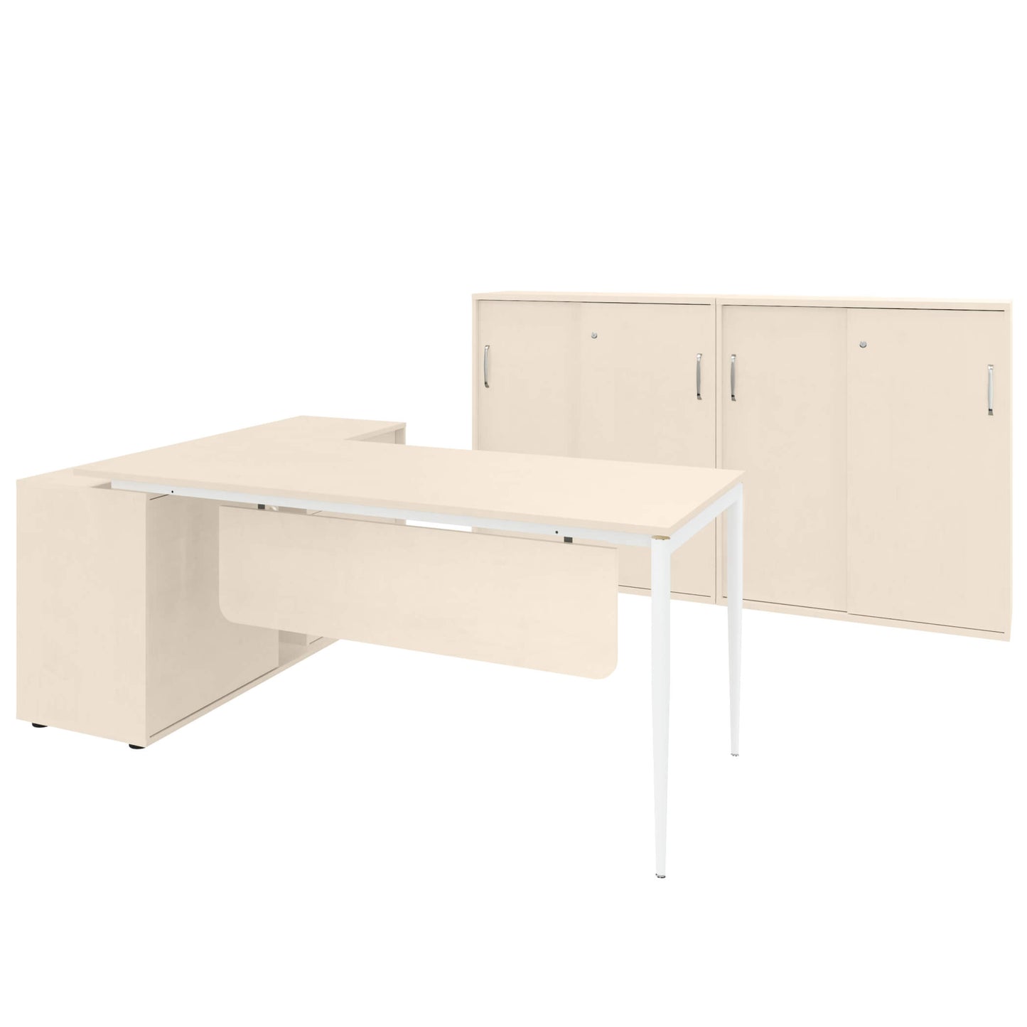 VARIAN Chefbüro Set - Inklusive Montageservice | Ahorn