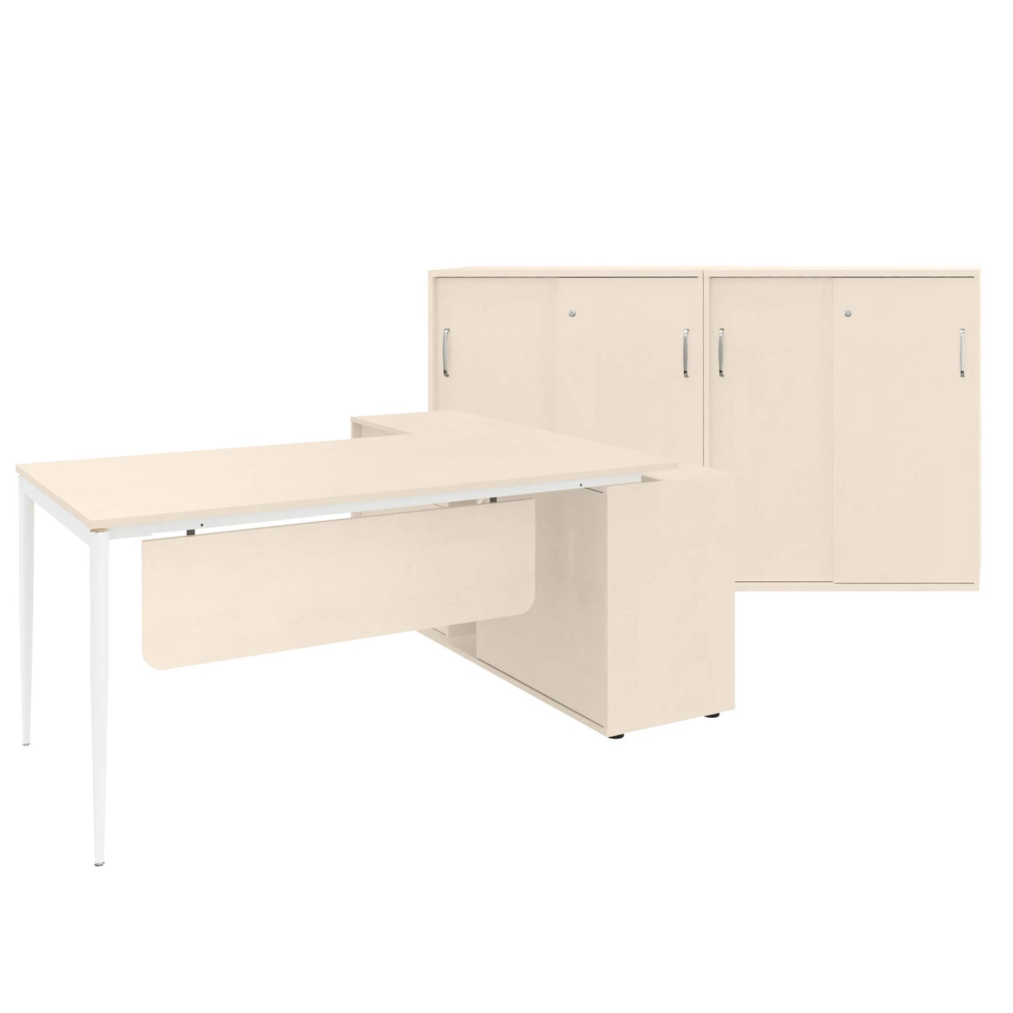 VARIAN Chefbüro Set - Inklusive Montageservice | Ahorn