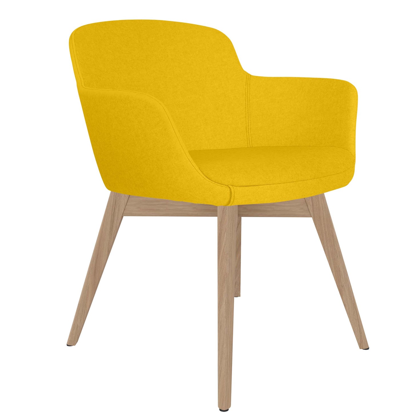 DANAE Fauteuil salon | Cadre Esche-Ech-Wood, Tabrics de référence Lucia / Velito / Synergy
