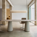 DORIA Konferenztisch | 2200-4140 mm, oval, Säule - 12 Thumbnail Image