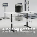 DRIVE 2-Motoren-Konferenztisch | Bootsform, 1800 - 2000 mm (6 - 8 Personen), elektrisch höhenverstellbar, Ahorn - 10 Thumbnail Image
