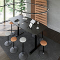 DRIVE 2-Motoren-Konferenztisch | Bootsform, 1800 - 2400 mm (6 - 10 Personen), elektrisch höhenverstellbar, Kabelklappe optional, Anthrazit - 16 Thumbnail Image