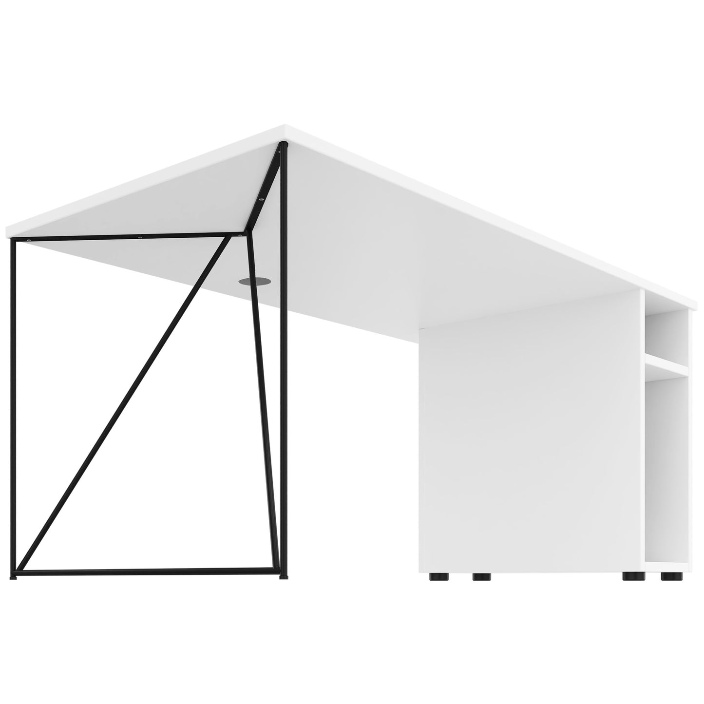 AIR Bureau | 1600 - 1800 mm, ordinateur, blanc