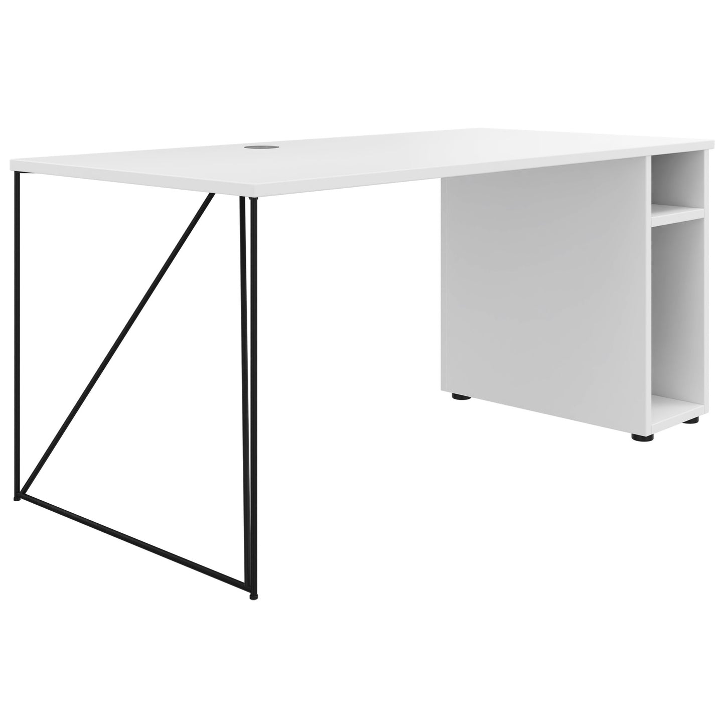 AIR Bureau | 1600 - 1800 mm, ordinateur, blanc