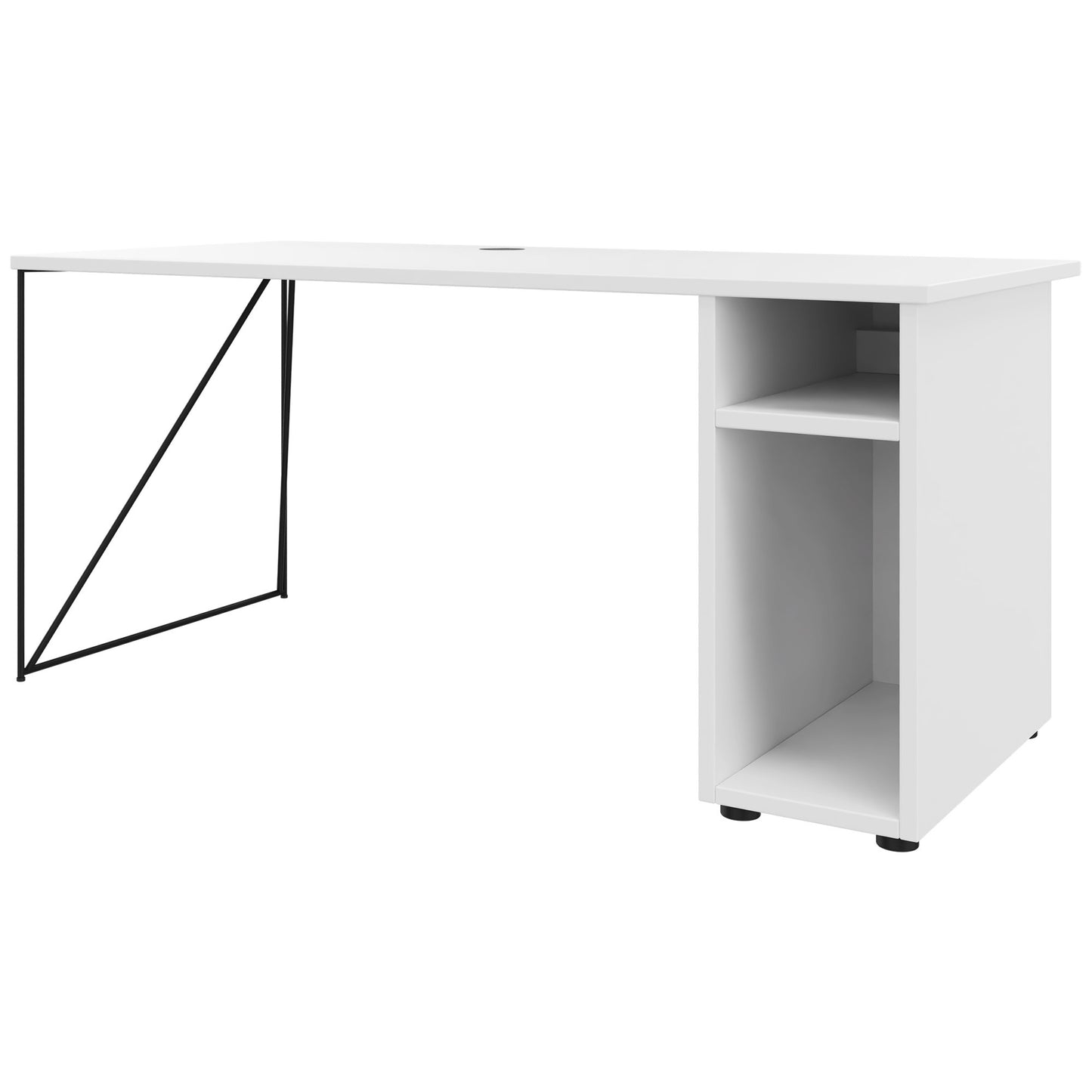 AIR Bureau | 1600 - 1800 mm, ordinateur, blanc
