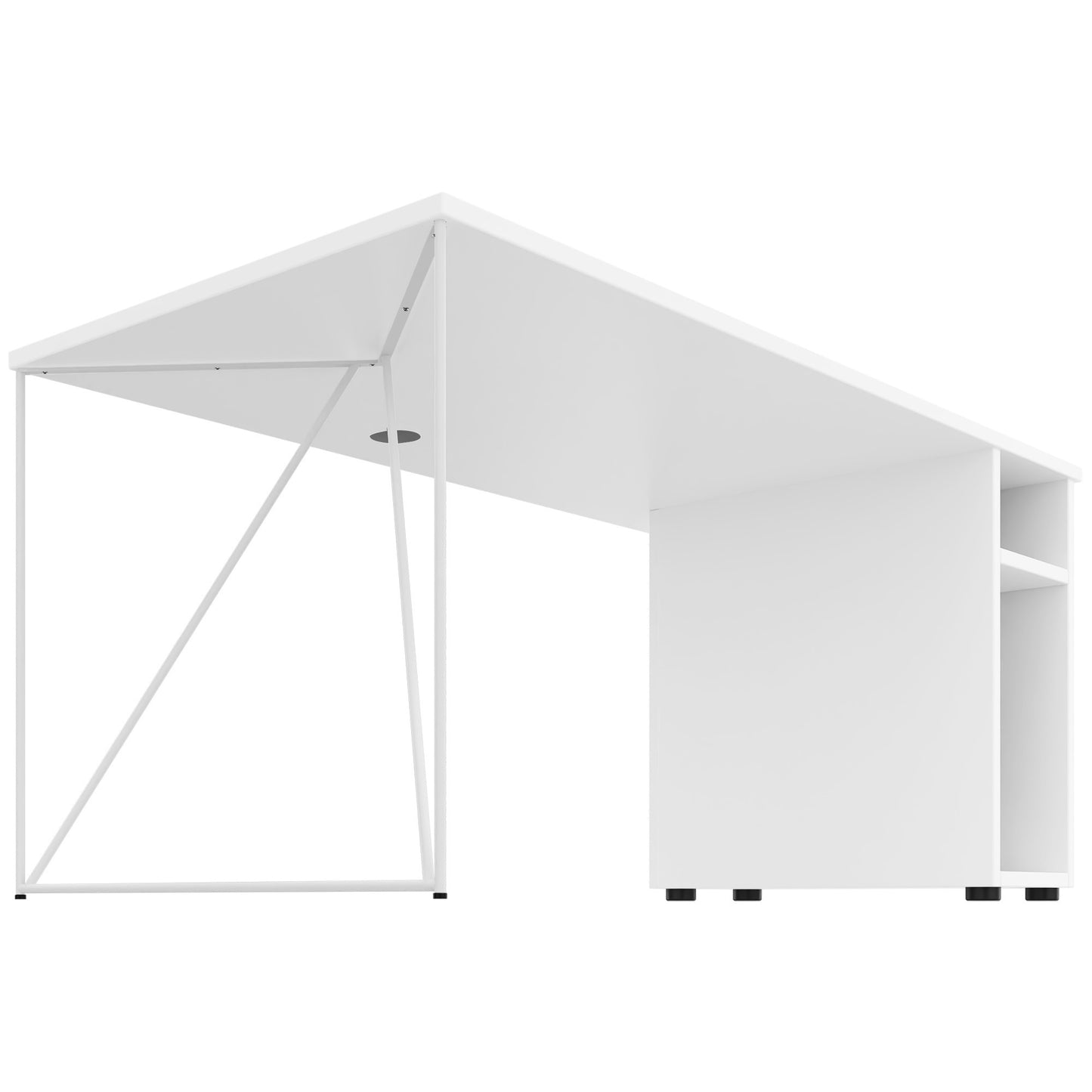 AIR Bureau | 1600 - 1800 mm, ordinateur, blanc