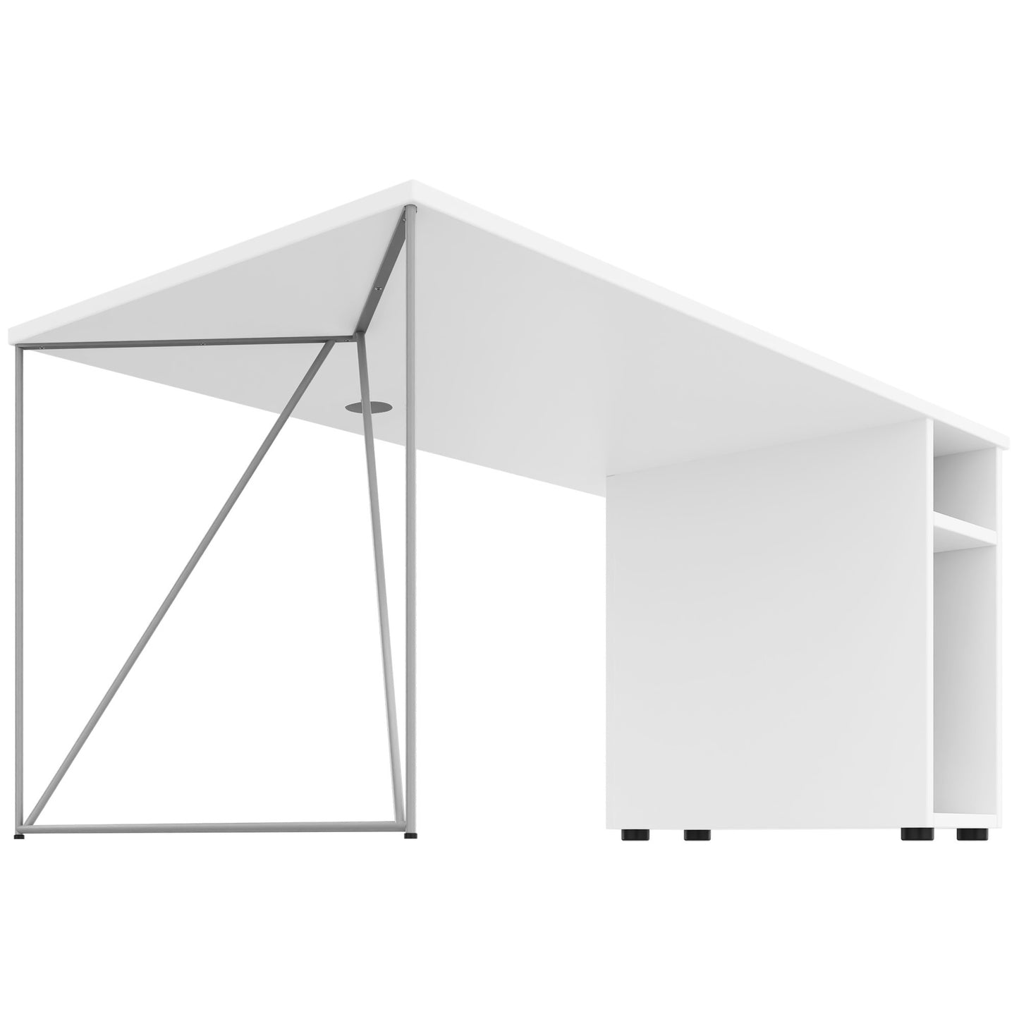 AIR Bureau | 1600 - 1800 mm, ordinateur, blanc