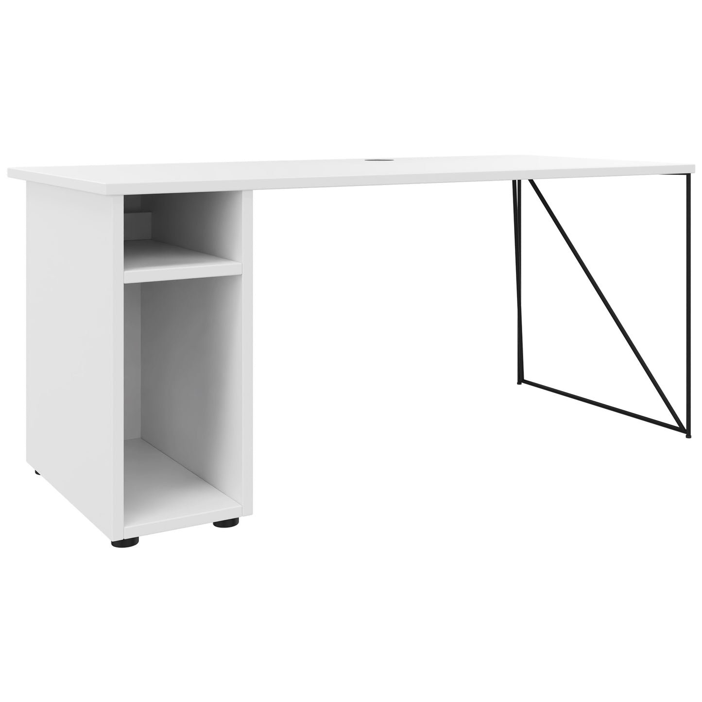 AIR Bureau | 1600 - 1800 mm, ordinateur, blanc
