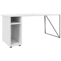 AIR Scrivania | 1600 - 1800 mm, vano per computer, bianco - 3 Thumbnail Image