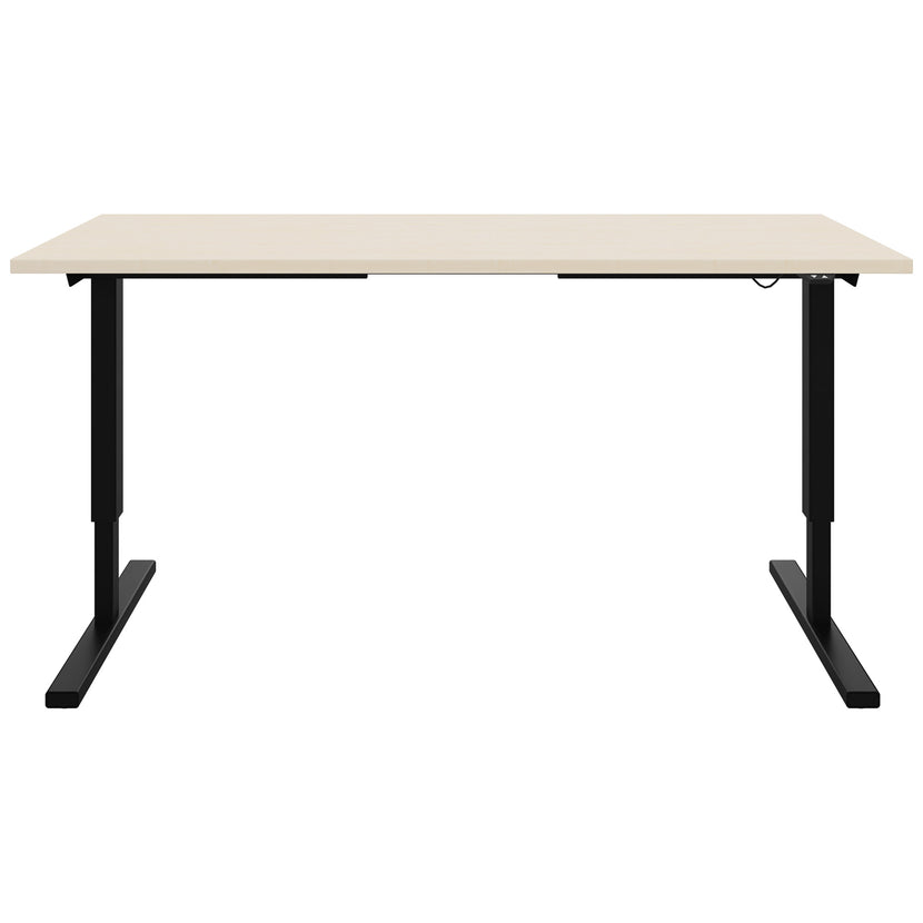 EASY 2-motor desk | 1200 - 1800 mm, electrically height adjustable, maple