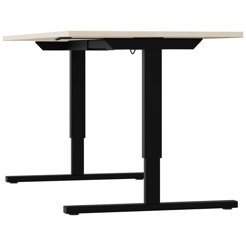 EASY 2-motor desk | 1200 - 1800 mm, electrically height adjustable, maple