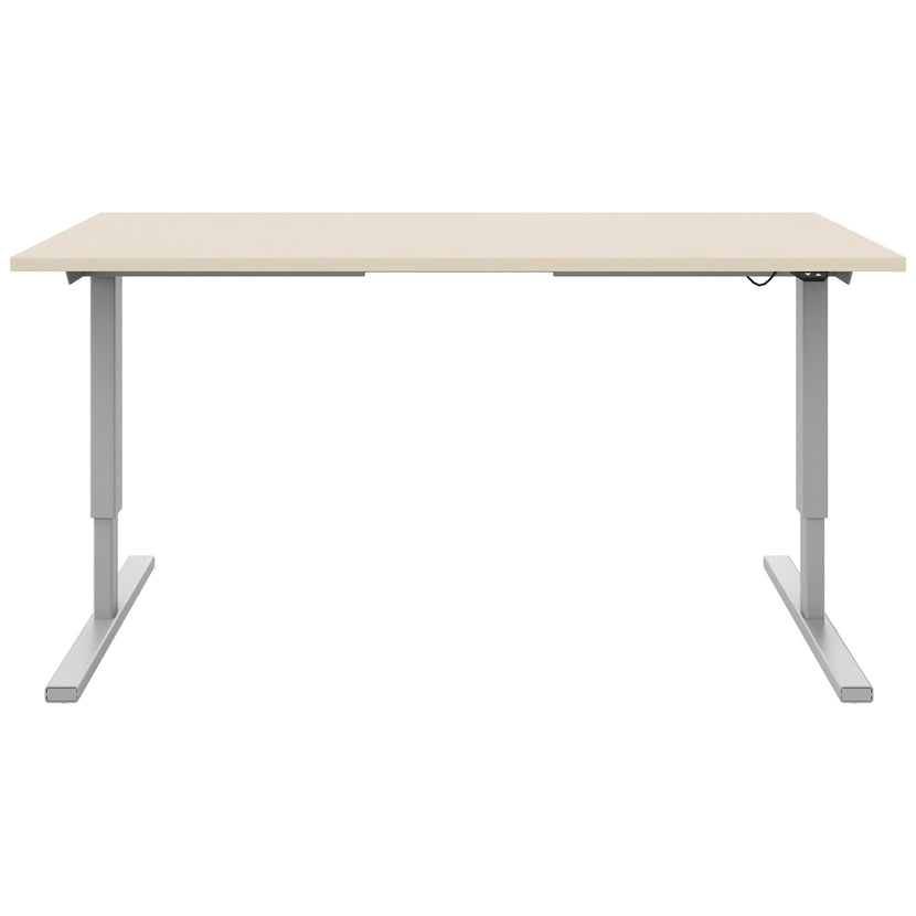 EASY 2-motor desk | 1200 - 1800 mm, electrically height adjustable, maple