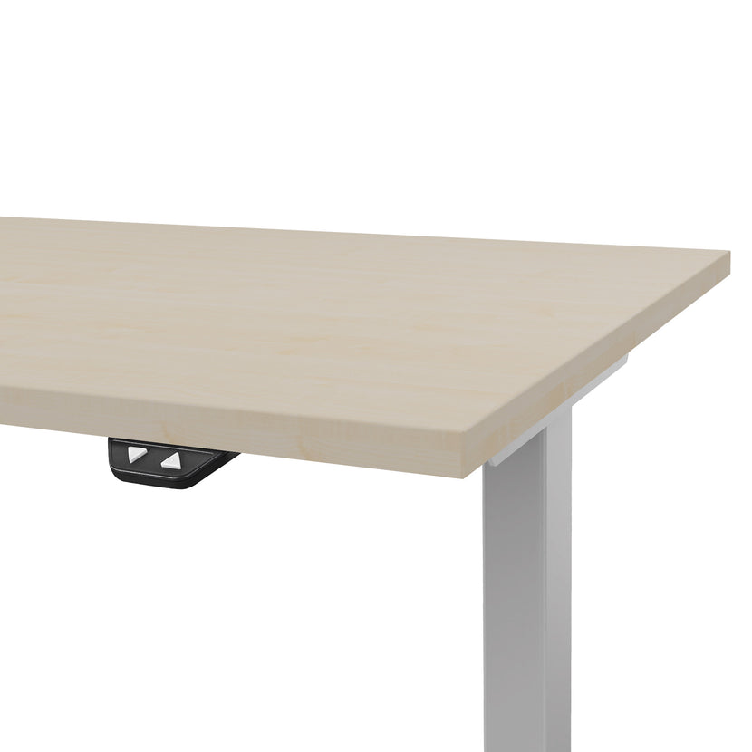 EASY 2-motor desk | 1200 - 1800 mm, electrically height adjustable, maple