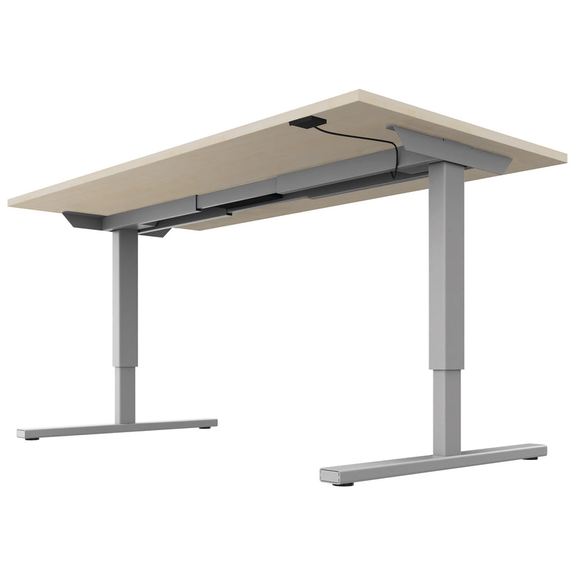 EASY 2-motor desk | 1200 - 1800 mm, electrically height adjustable, maple