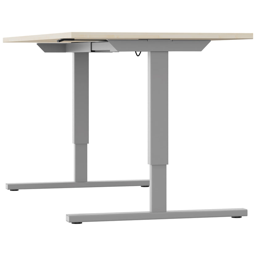 EASY 2-motor desk | 1200 - 1800 mm, electrically height adjustable, maple