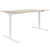 EASY 2-motor desk | 1200 - 1800 mm, electrically height adjustable, maple