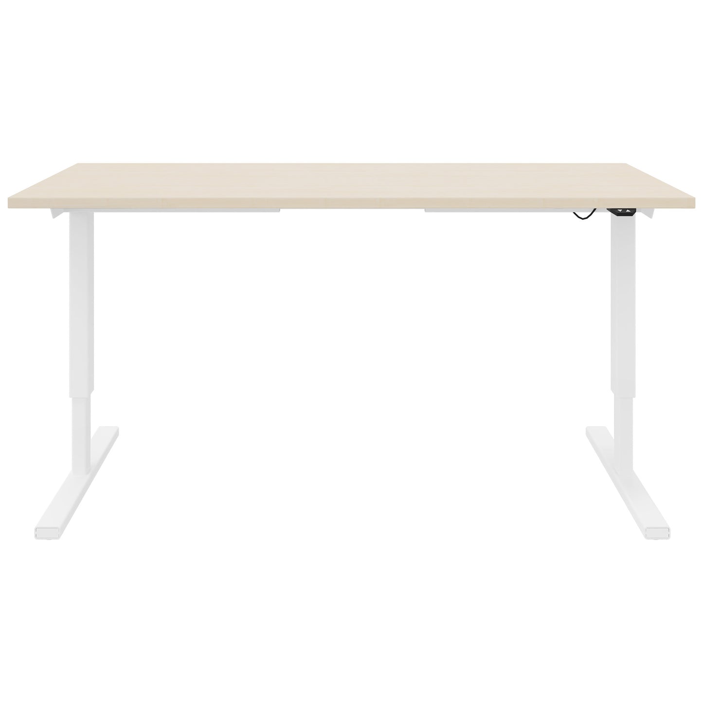 EASY 2-motor desk | 1200 - 1800 mm, electrically height adjustable, maple