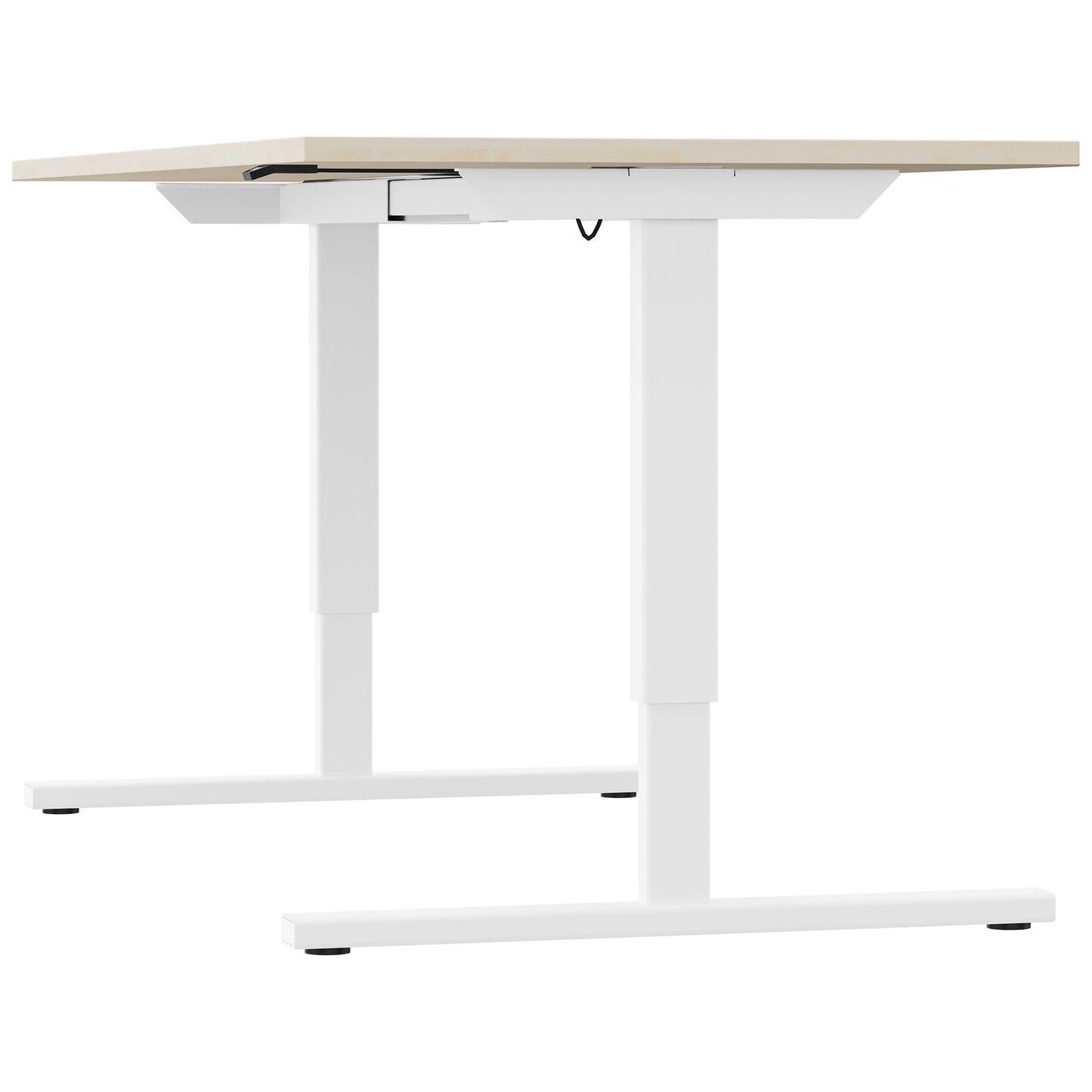 EASY 2-motor desk | 1200 - 1800 mm, electrically height adjustable, maple