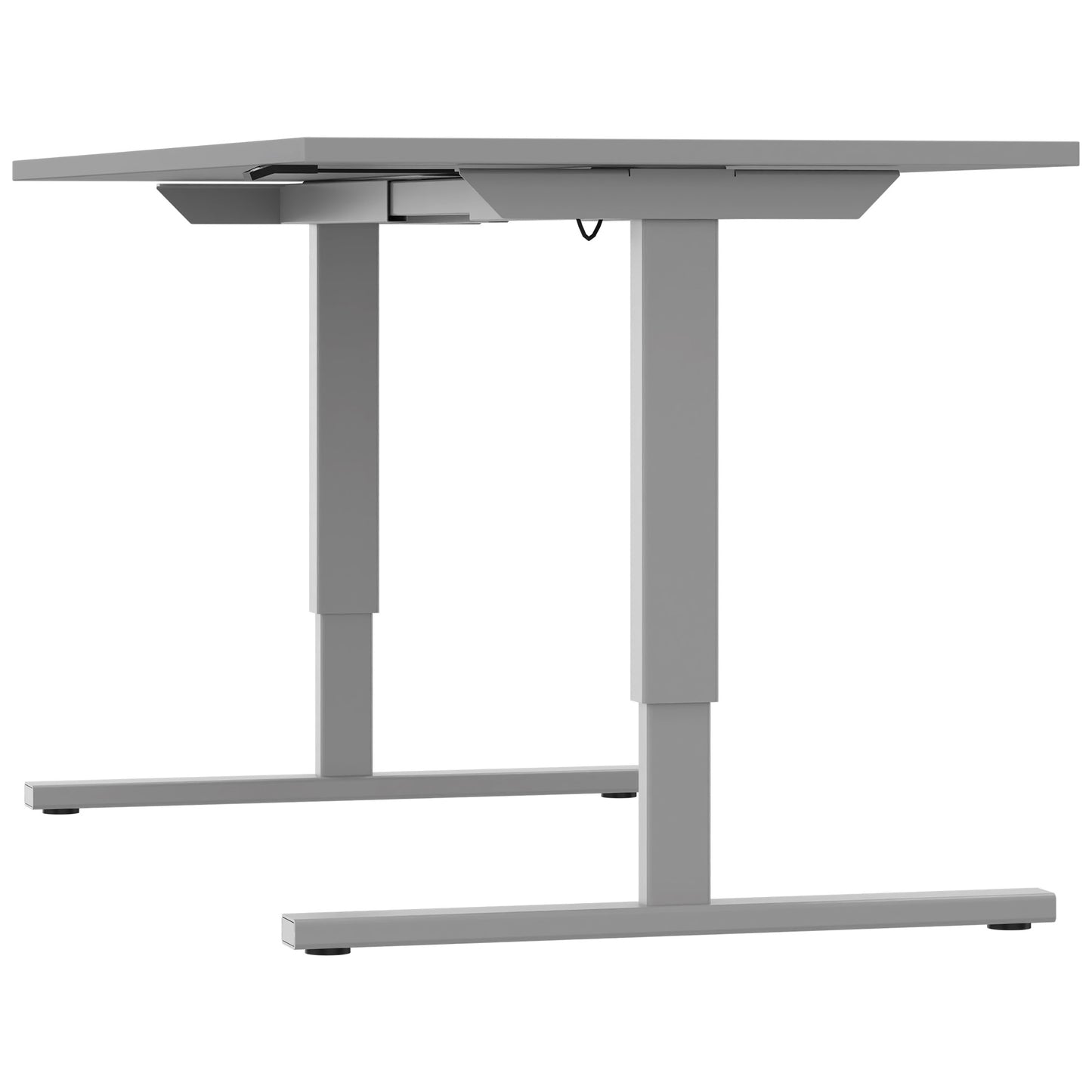 EASY 2-motor desk | 1200 - 1800 mm, electrically height adjustable, pearl gray