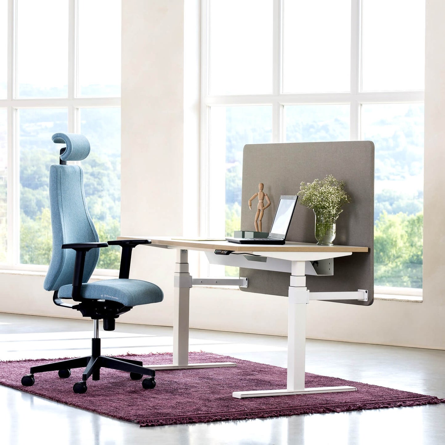 Emodel 2.0 desk | Electrically height adjustable, 1000 mm deep