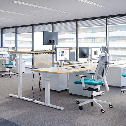 Emodel 2.0 desk | Electrically height adjustable, 800 mm deep