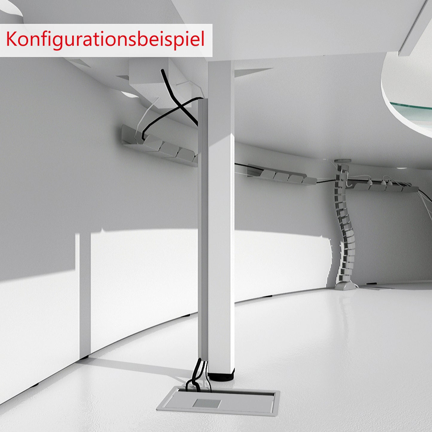 EMEL - CADID RECEPTION COMPTENDRE | Éclairage rond, LED, 2370 x 1702 mm