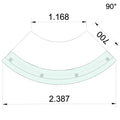 eMel - VALENCIA Empfangstheke | Rund, 2387 x 1168 mm - 4 Thumbnail Image