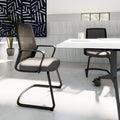 MODERN MEET cantilever chair | With fixed lumbar support, Black - 7 Thumbnail Image
