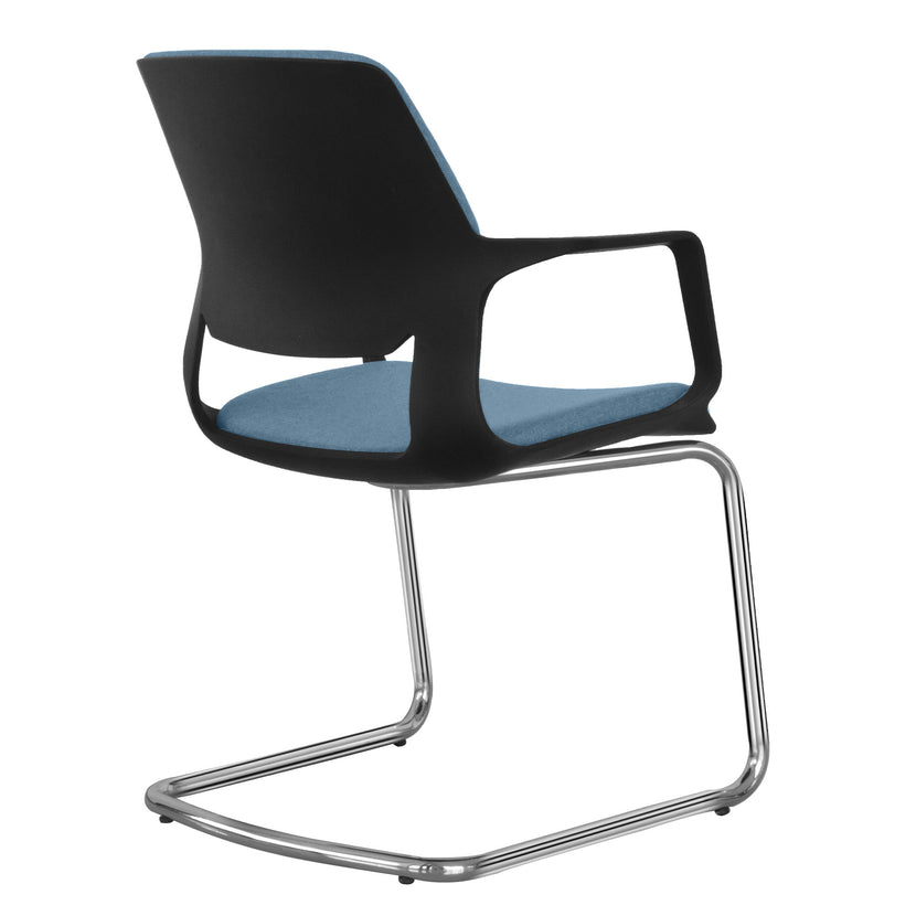 FILO-C cantilever chair | Armrests, stackable, blue