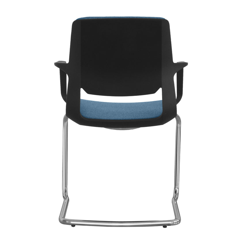 FILO-C cantilever chair | Armrests, stackable, blue
