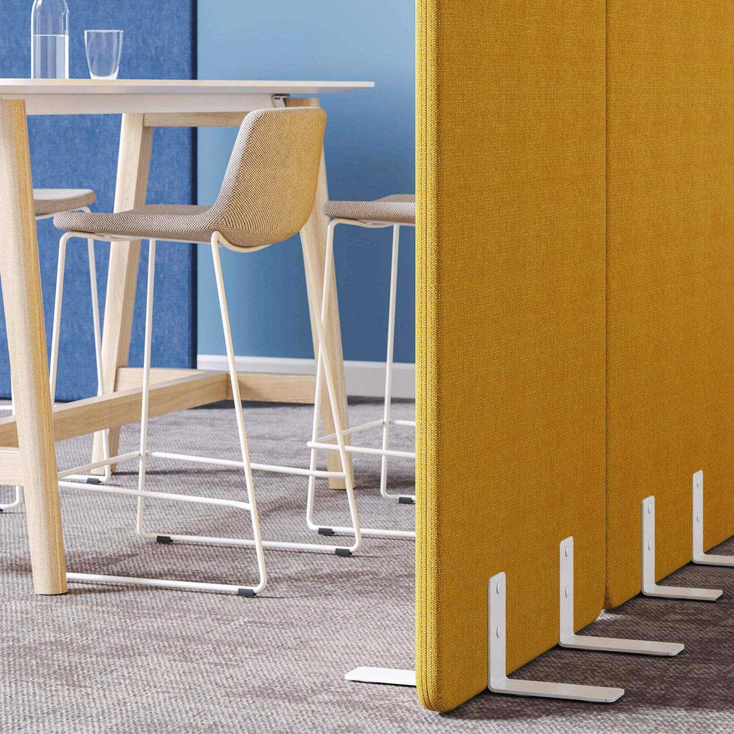 FREE STANDING Akustik-Trennwand