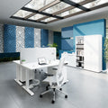 FUSION DUO Set - Complete office for two workstations | White - 2 Thumbnail Image