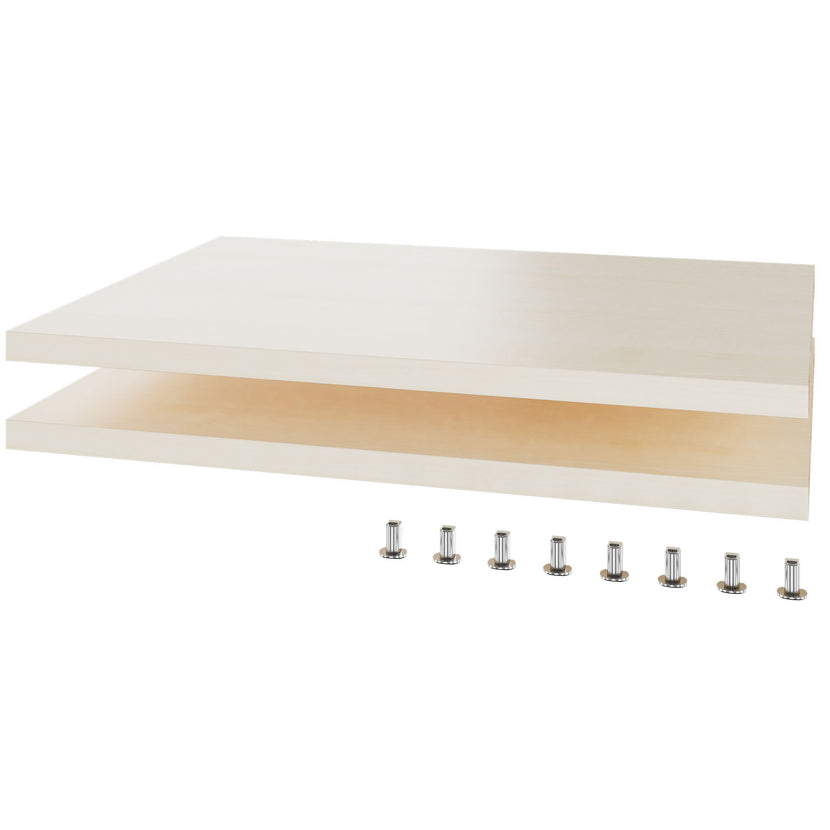 UNI Plancher du sujet pour les portes coulissantes Largeur de l'armoire de cabine: 1000 mm, 2 pièces, érable