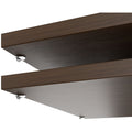 UNI shelf for sliding door cabinet | Cabinet width: 1000 mm, 2 pieces, walnut - 3 Thumbnail Image