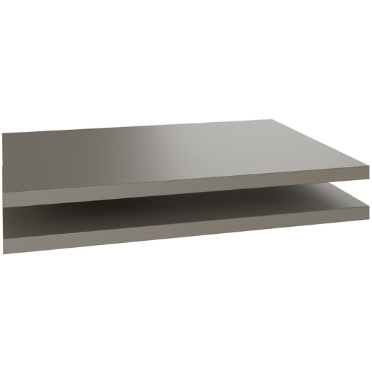 UNI Pavimento del soggetto per porte scorrevoli Larghezza del cabinetto: 1200 mm, 2 pezzi, grigio cubanite