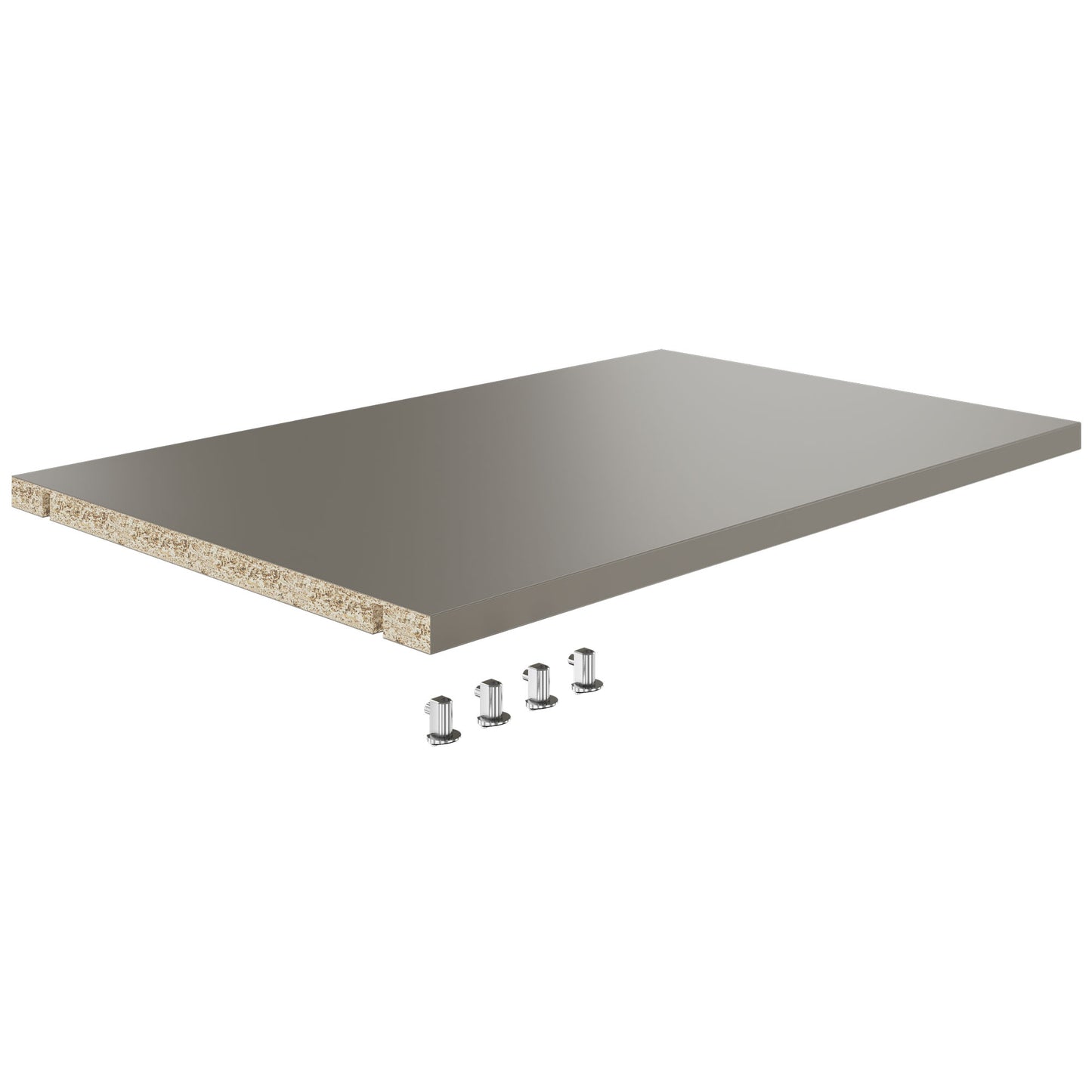 UNI shelf | Cabinet width: 600 mm, 1 piece, Cubanite grey