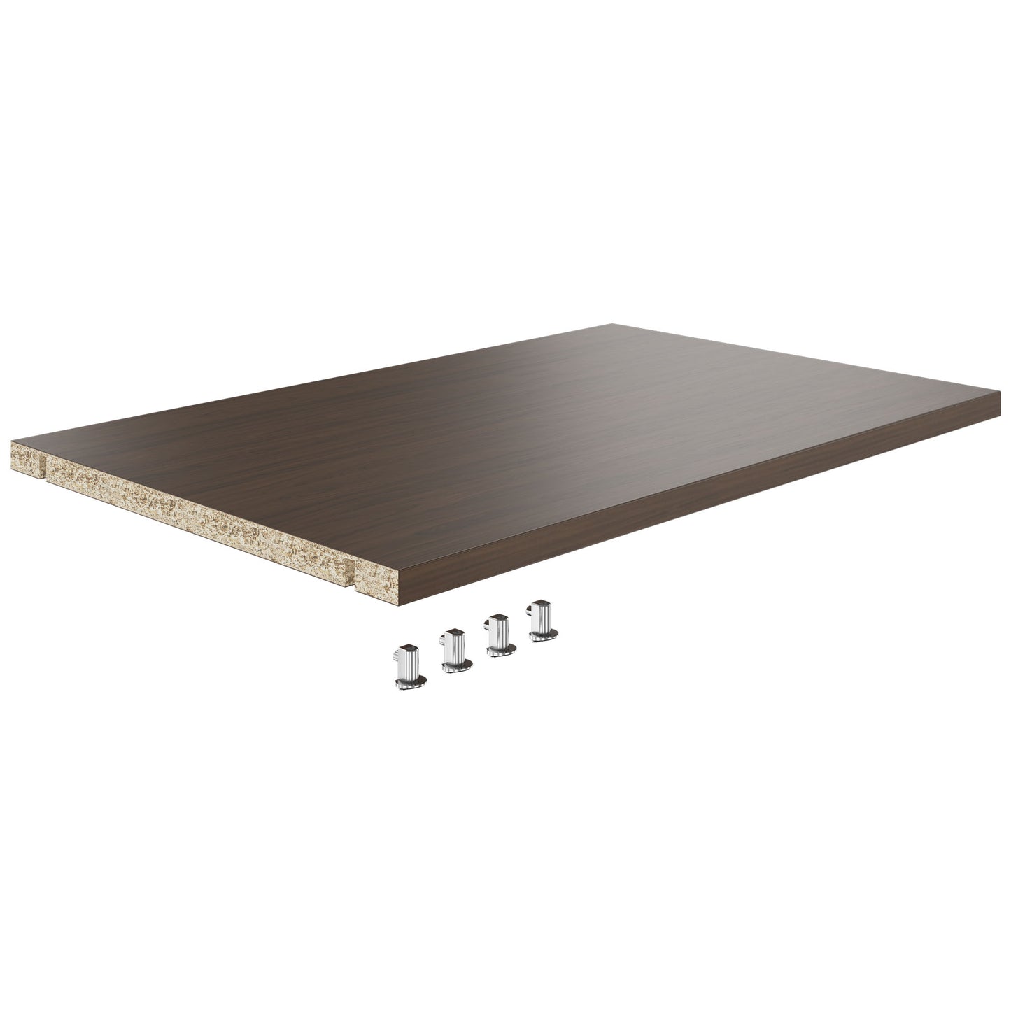 UNI shelf | Cabinet width: 600 mm, 1 piece, walnut