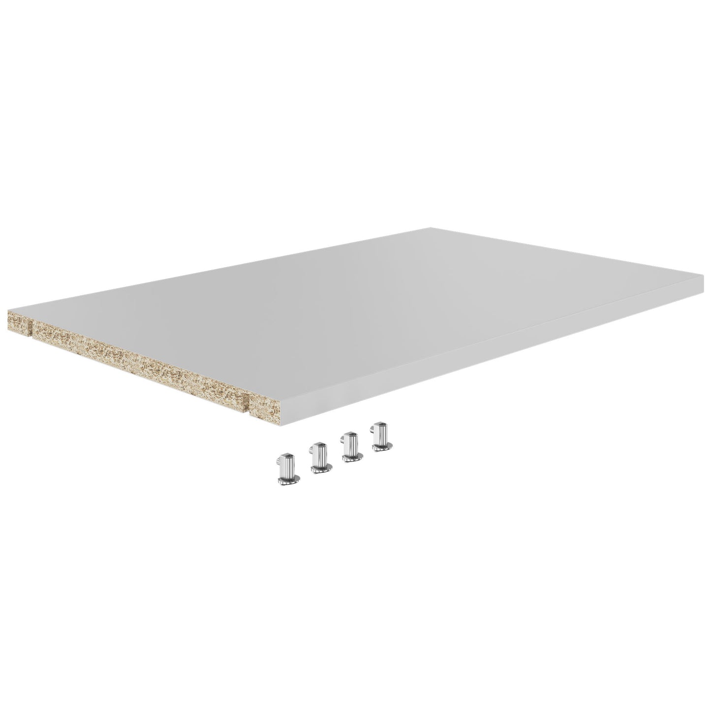 UNI shelf | Cabinet width: 600 mm, 1 piece, pearl grey