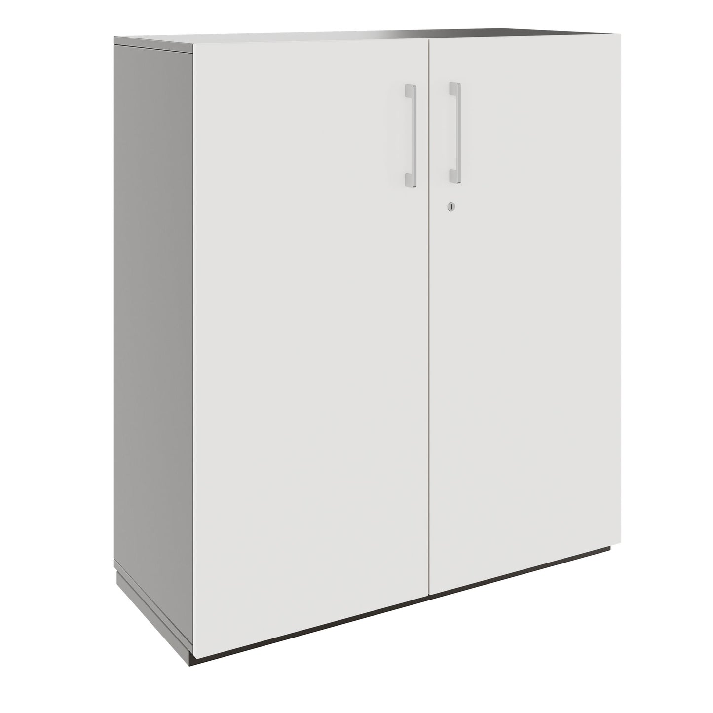 PRO Armoire de porte d'aile | 3 oh, 800 - 1200 x 1140 mm, Soft -Close, graphite / blanc
