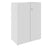 PRO hinged door cabinet | 3 OH, 800 - 1200 x 1140 mm, soft close, gray
