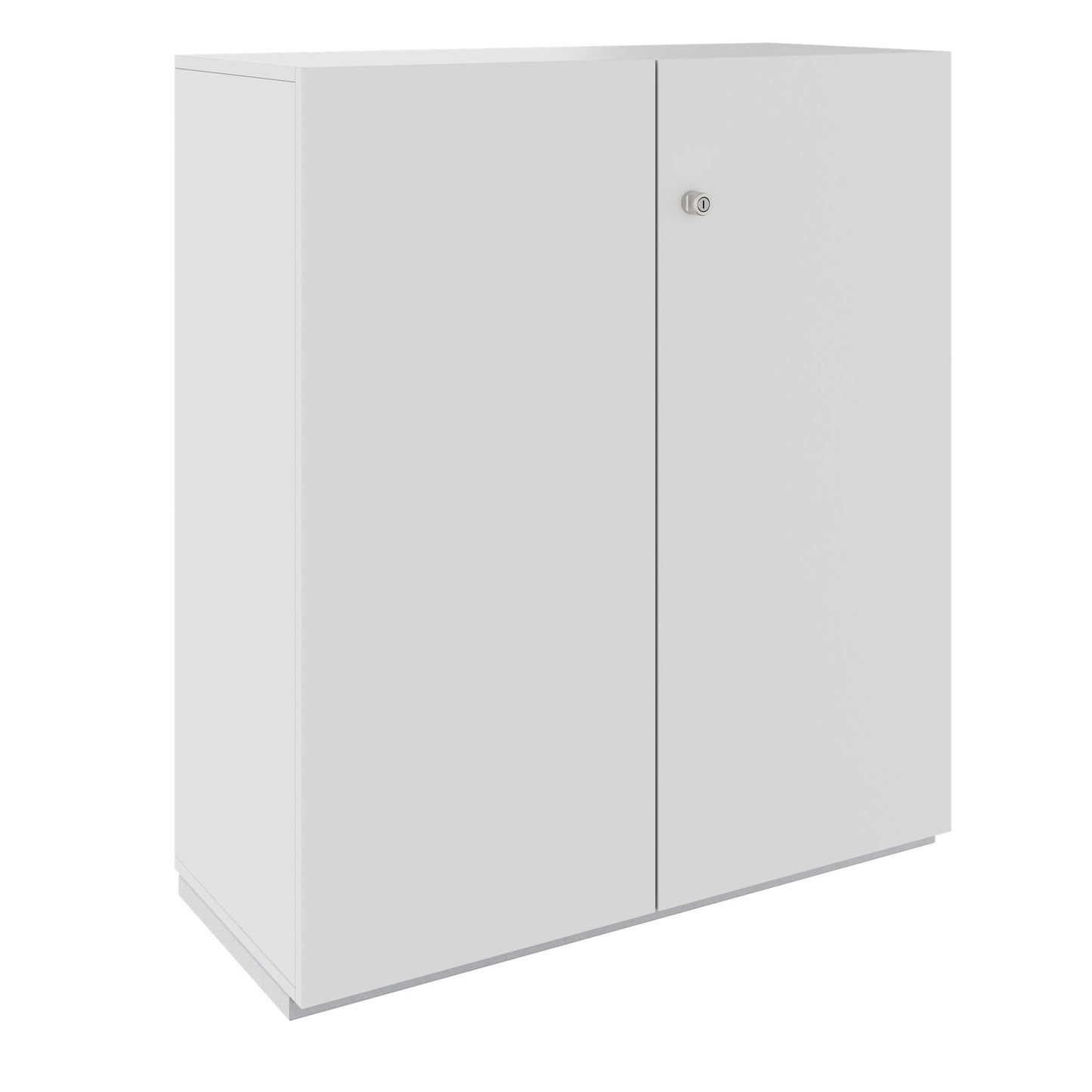 PRO hinged door cabinet | 3 OH, 800 - 1200 x 1140 mm, soft close, gray