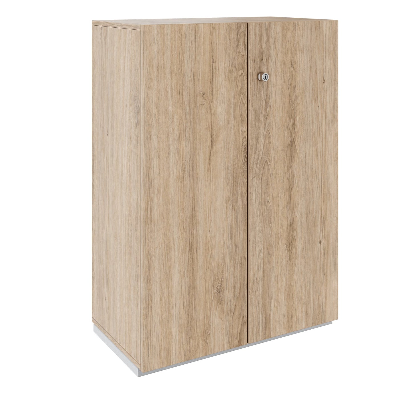 PRO Flügeltürenschrank | 3 OH, 800 - 1200 x 1140 mm, Soft-Close, Natureiche